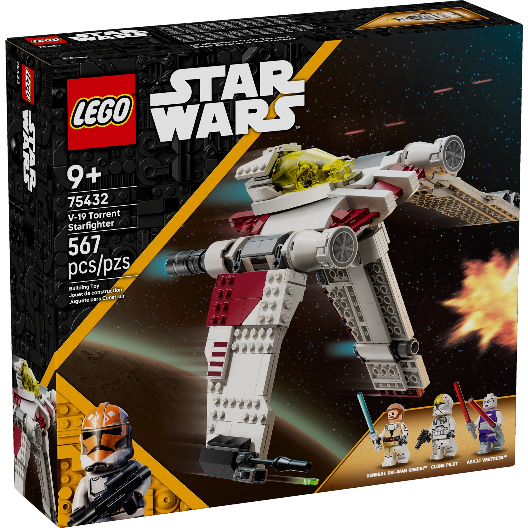 LEGO, Star Wars: The Clone Wars V-19 Torrent Starfighter, 75432