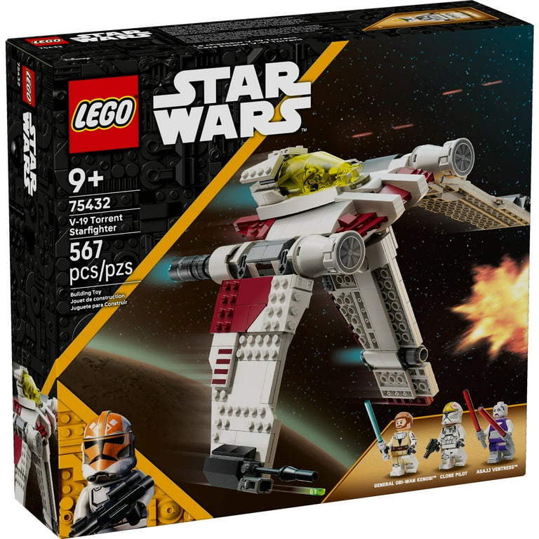 LEGO Star Wars: The Clone Wars V-19 Torrent Starfighter Building