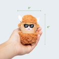 thumbnail image 4 of Animales de peluche ¿QUÉ MEMES? Juego de peluches Highland Cow, 5 piezas, 4 of 5