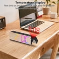 thumbnail image 5 of Temperature Display Alarm Clock - Easy to Read, Desktop Projection, LED Digital Alarm Clock - Decoration - Daily Use, 5 of 8
