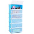 thumbnail image 1 of Costway 6 Cubique Porte-Chaussures Étagère Rangement Organisateur Maison, 1 of 10