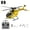 Yellow - 2 Battery, variant on C180 Remote Control Helicopter with 6-Axis Gyro, 1:25 Scale 2.4G 6CH Single-Rotor Brushless RC Helicopter with Barometric + TOF LiDAR Dual Altitude Hold & Optical Flow Positioning - RTF