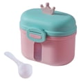 thumbnail image 1 of Caja portátil de leche en polvo con cuchara, escala transparente, nueces, dispensador de fórmula para bebé PP de dibujos animados inodoro, 1 of 5