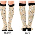 thumbnail image 2 of FREEAMG 1 Pairs Cute Panda Compression Socks for Women Men Knee High Stocking for Running,Athletic,Medical, 2 of 7