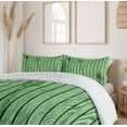 thumbnail image 6 of Ambesonne Wooden Print Duvet Cover Set, Cracked Timber Surface, 2-Calking, Peacock Green Pale Green, 6 of 7