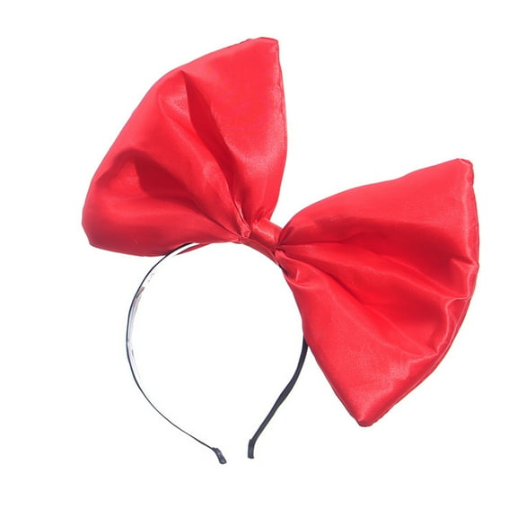 NICEXMAS Girls Hair Bows Fabric Headband Red 1Pcs