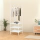 thumbnail image 4 of Organizador de Esquina | Estante Multifuncional con Ganchos y Base para Zapatos | Desmontable y Fácil de Montar | Diseño Compacto para Dormitorio, Sala y Entrada | Metal Resistente, 4 of 6