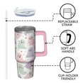 thumbnail image 3 of 30oz Halloween Tumbler with Handle, Haunted Ghost | Print | Halloween Gifts for Family & Friends | with Lids and Straws | Stainless Steel Insulated | Travel Mug, 3 of 5