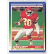 1990 Score Football Card #440 Deron Cherry Kansas City Chiefs