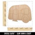 thumbnail image 2 of Camper Doodle Wood Holiday Christmas Tree Ornament Unfinished DIY Pre-Drilled Craft, 2 of 7