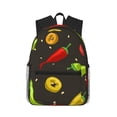 thumbnail image 2 of Goofa Chili2 Print Casual Backpack for Women Men,Waterproof High School Bookbag,Lightweight Travel Daypack,Classic College Backpack,Laptob Backpack, 2 of 6