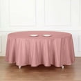 thumbnail image 3 of Efavormart 5PCS 108" Wholesale Round Tablecloth Polyester Round Table Linens For Wedding Party Banquet Restaurant - DUSTY ROSE, 3 of 9