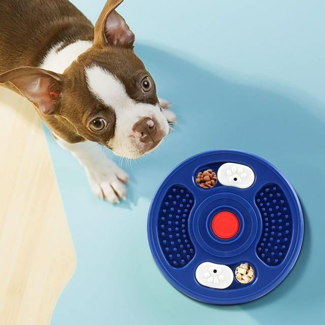 Dog Food Puzzles Slow Feeder Bowl With Lick Mat For Small Breeds Puppy Dogs And Cats Dog Interactive Puzzle Toy Dog Puzzle Dispenser Dogs IQ Training Mental Enrichment Accessory Dog Leash