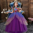 thumbnail image 2 of Odeerbi 2025 Children Baby Girls Middle-aged Children's Long Dress Halloween Masquerade Dress, 2 of 9