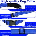 thumbnail image 2 of Minzimin Reflective Dog Collar, Soft Neoprene Padded Pet Collar for Small, Medium, Large Dogs, Adjustable Puppy Collars with Quick Release Buckle, Safe Breathable Nylon Dog Collars for Puppies, 2 of 7