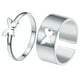 thumbnail image 1 of 2 unids Chic Anillo de dedo Decoración de Dedo Joyería Joyería para Dama (Plata), 1 of 7