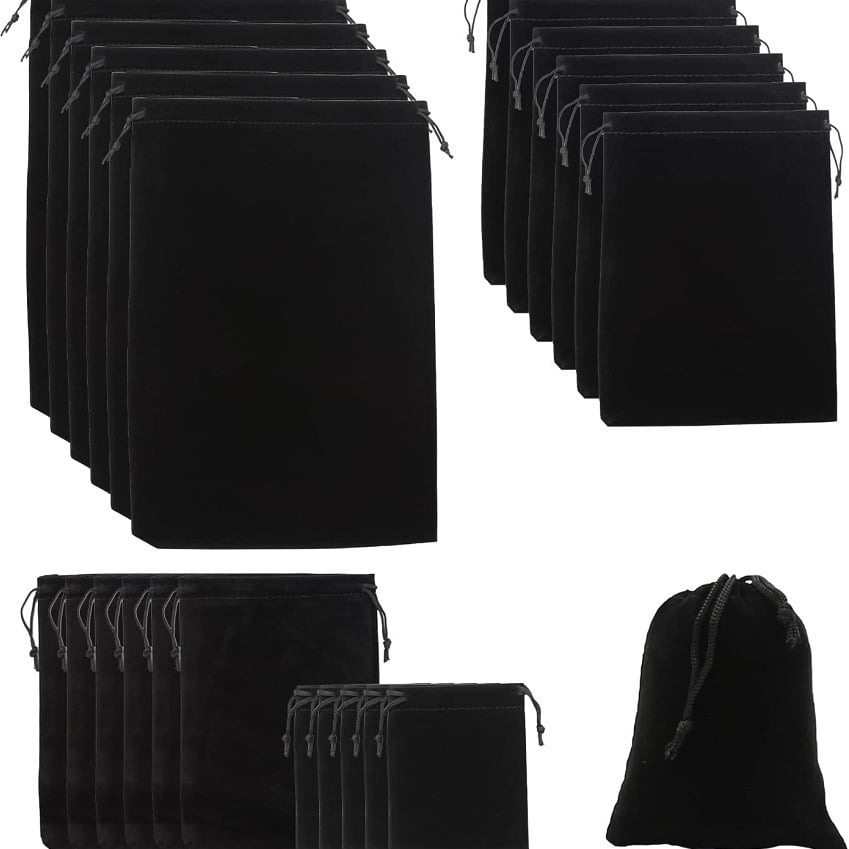 6 Pcs Silver Storage Bags 35*45cm Anti Tarnish Storage Bag Fabric Cloth