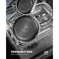 thumbnail image 7 of Pots and Pans Set Hybrid Stainless Steel, 10PC Nonstick Tri-Ply Cookware Set w/Frying pan, Dishwasher & Oven Safe,  Metal Utensil Safe, Suitable for All Cooktops, 7 of 7