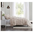 thumbnail image 3 of California King Duvet Cover Sets Linen - Pintuck Duvet Cover California King, 3 Piece Duvet Cover with Button Closure, 1 Pinch Pleated Cal King Duvet Cover 104x98 inches and 2 Pillow Shams, 3 of 8