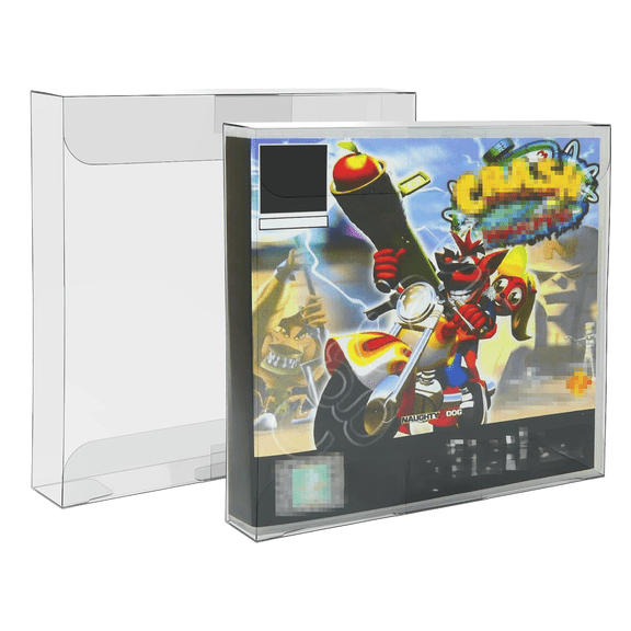 ASTONEY 10 Count Clear Box Protectors Case for PlayStation