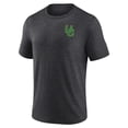 thumbnail image 2 of Men's Charcoal Oregon Ducks Old School Bold Tri-Blend T-Shirt, 2 of 3