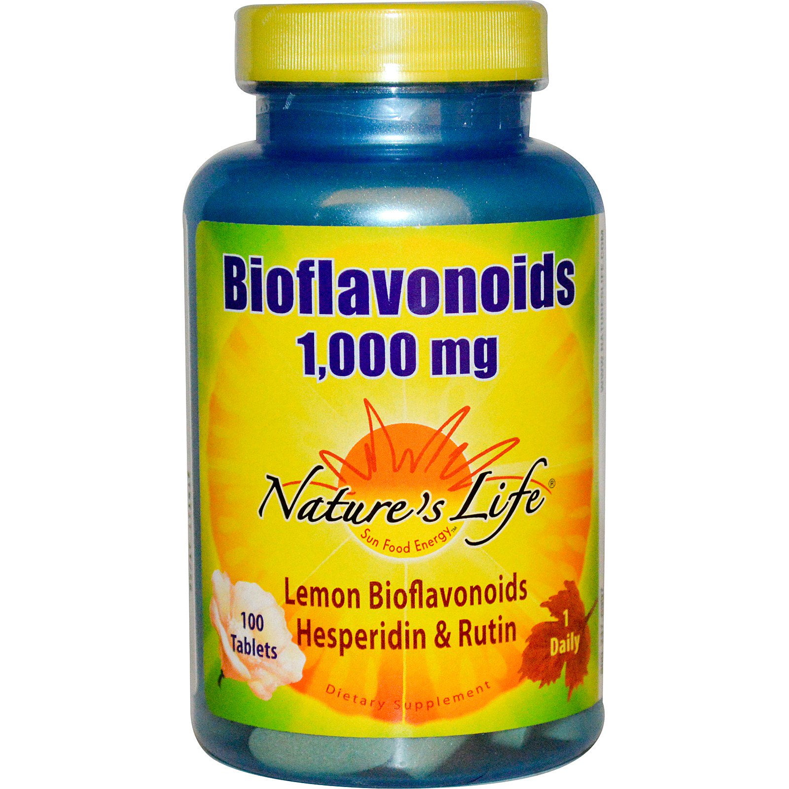 Nature's Life Lemon Bioflavonoids 1000 Flavonoid Antioxidant Complex with Hesperidin and Rutin