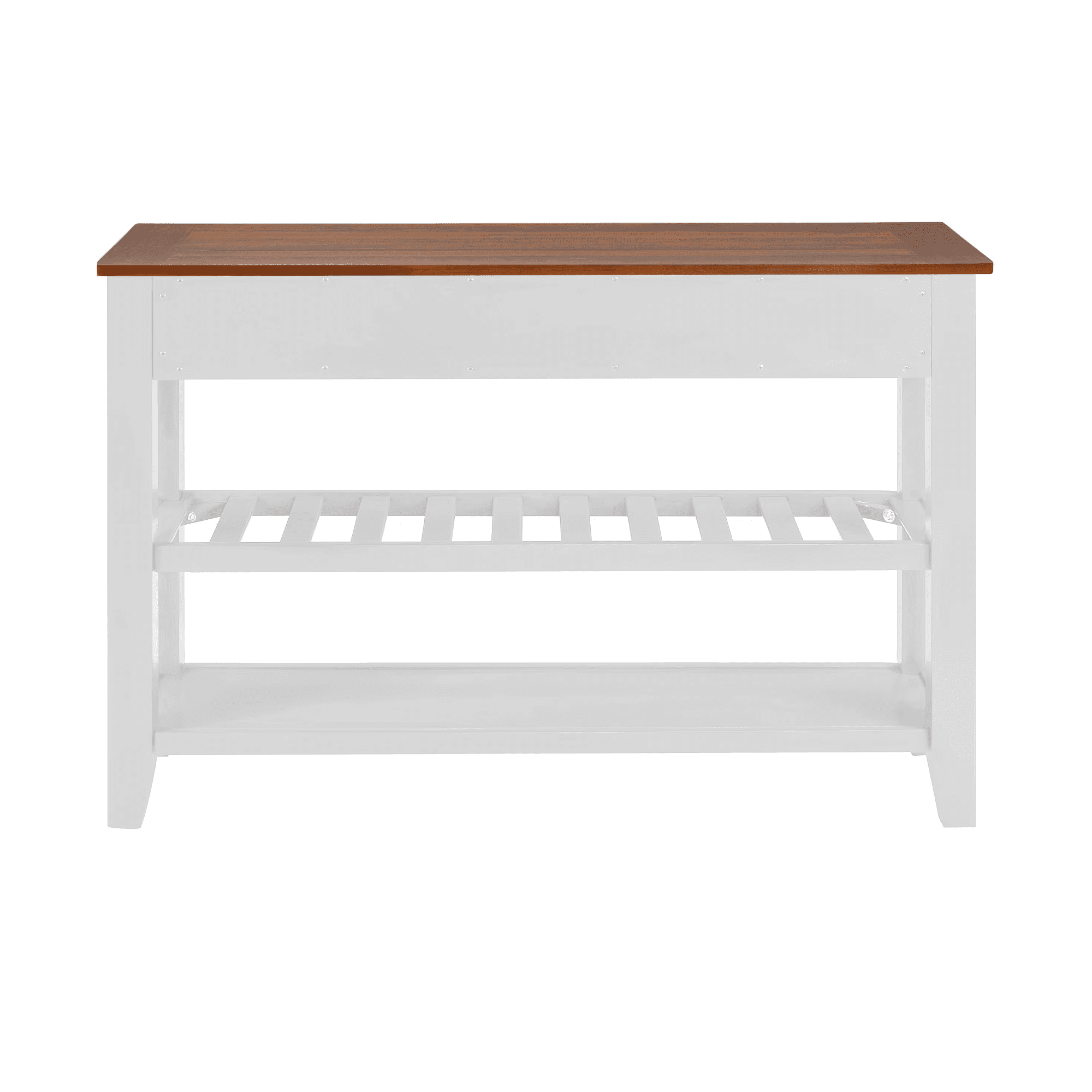 Aukfa Narrow Console Table with Storage Drawer, Entryway Table, Sofa Table for Living Room, White