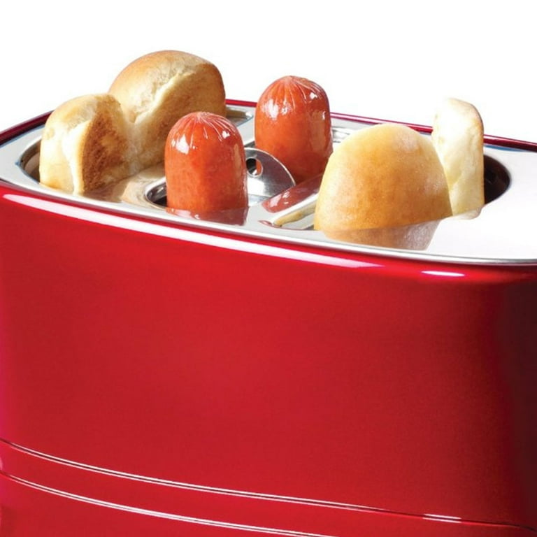 Nostalgia Coca-Cola 2 Slot Bun Mini Tongs, Hot Dog Toaster Works