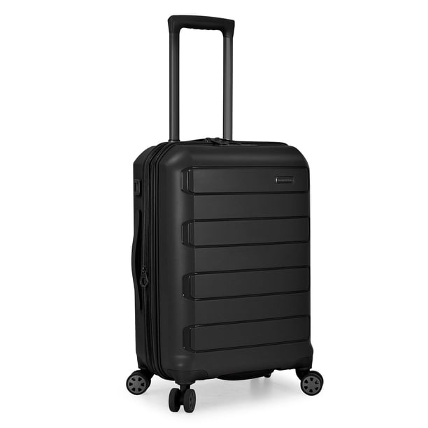 Equipaje de mano indestructible Pagosa de Luggage Traveler's Choice, negro