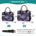 thumbnail image 2 of Medium Cooler Bag Lunch Bag Portable Meal Bag Work Meal Bag Outdoor Meal Bag Travel Meal Bag Picnic Meal Bag Going Out Meal Bag Purple Beautiful Flowers, 2 of 6