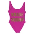 thumbnail image 4 of WILLBEST Trajes de Baño Para Dama, Trajes de Baño Para Playa, Bodas, Fiestas, Cuello Redondo, Estampado de Letras, Sin Espalda, Traje de Baño de Verano de Color Puro, 4 of 4