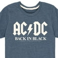 thumbnail image 3 of ACDC - Glow In The Dark - Back In Black - Toddler & Youth Short Sleeve Graphic T-Shirt, 3 of 5