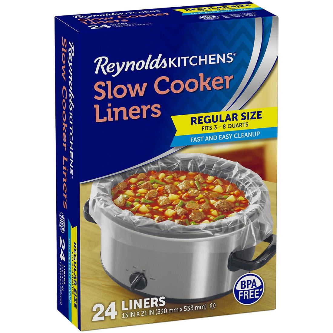 Reynolds Kitchens Regular Size Slow Cooker Liners - 6ct : Target