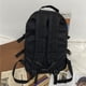 thumbnail image 4 of Mochila de nailon a la moda, informal, simple, de color sólido, suave, para compras (negro) Sywqhk Para Estrenar, 4 of 6
