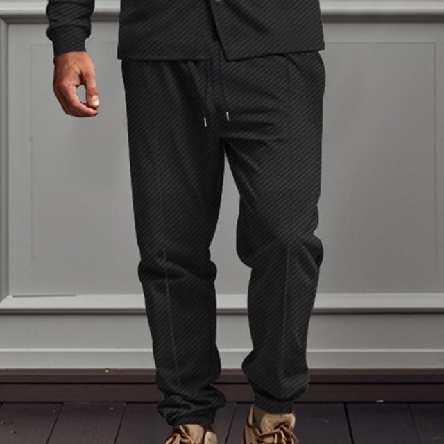RKSTN Pantalons de Survêtement pour Hommes Mode Décontractée Imprimée Ample Sport Pyjama Longueur Complète