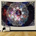 thumbnail image 1 of Magic Night Sky Mandala Bohème Tapisserie Murale, 1 of 4