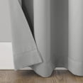 thumbnail image 5 of Sun Zero Riley Kids Bedroom Blackout Grommet Curtain Panel, 40"X63" In Silver Gray, 5 of 10