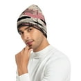 thumbnail image 6 of BZSMCE Winter Beanie Hats Warm Cozy Cap Sweetheart Blooms Pattern, 6 of 7