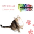 thumbnail image 4 of 12x Pet Cat Kitten Collar Correa para el cuello Collar de anillo reflectante de seguridad ajustable Tmvgtek Oficina Multiescena Multifunción, 4 of 9