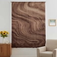 thumbnail image 3 of Retro Wood Grain Sheer Curtains 72 Inches Long, Rustic Farmhouse Wooden Board Brown Light Filering Curtains, Breathable Simi Curtain Privacy Drapes for Living Room Bedroom Window Treatment, 3 of 9