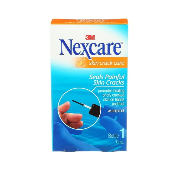 Nexcare Skin Crack Care Promotes Dry Skin Hands & Feet Liquid, 0.24 oz