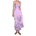 thumbnail image 1 of TRKIYQC Vestido sin Mangas con Tirantes para Mujer, Liso con Tirantes de Espagueti, Cuello Alto, Dobladillo Dividido, Vestido de Longitud Media para Fiesta TRKIYQC moda, 1 of 8