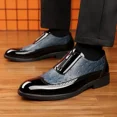 thumbnail image 5 of Men's Dress Shoes Genuine Leather Oxfords Luxury Formal Business Suit Shoes with Blake Rapid Stitch, 5 of 8