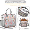 thumbnail image 5 of Pioneer Flower Floral Print Pattern Womens Lunch Box for Work,Insulated Large Lunch Bag for Tween and Teen,Loncheras Para Mujer,Leakproof Adult Lunch Bag for Work,Beach,Travel,Picnic,Camping, 5 of 7