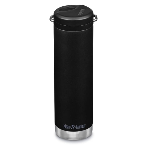 Botella de agua aislante Klean Kanteen TKWide 591 ml, negra
