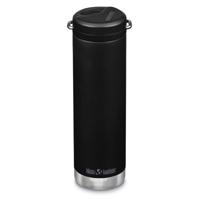 Botella de agua aislante Klean Kanteen TKWide 591 ml, negra