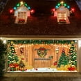 thumbnail image 5 of 6x13ft Christmas Garage Door Cover Decorations Christmas Garage Door Banner Christmas Garage Door Decorations Large Christmas Photo Backdrop Holiday Door Cover for Outside Indoor Home Xmas Wall, 5 of 6