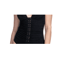 thumbnail image 3 of Profile By Gottex Women's D Cup Lace Front One Piece Tummy Control Swimsuit Black Size 14, 3 of 3