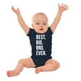 thumbnail image 3 of Cute Funny Best Big Bro Older Brother Bodysuit Jumper Boys Infant Baby Brisco Brands 24M, 3 of 6