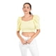 thumbnail image 1 of Crop top con moño en espalda Roman Fahion /Juvenil, 0680 (Amarillo) amarillo M, 1 of 4